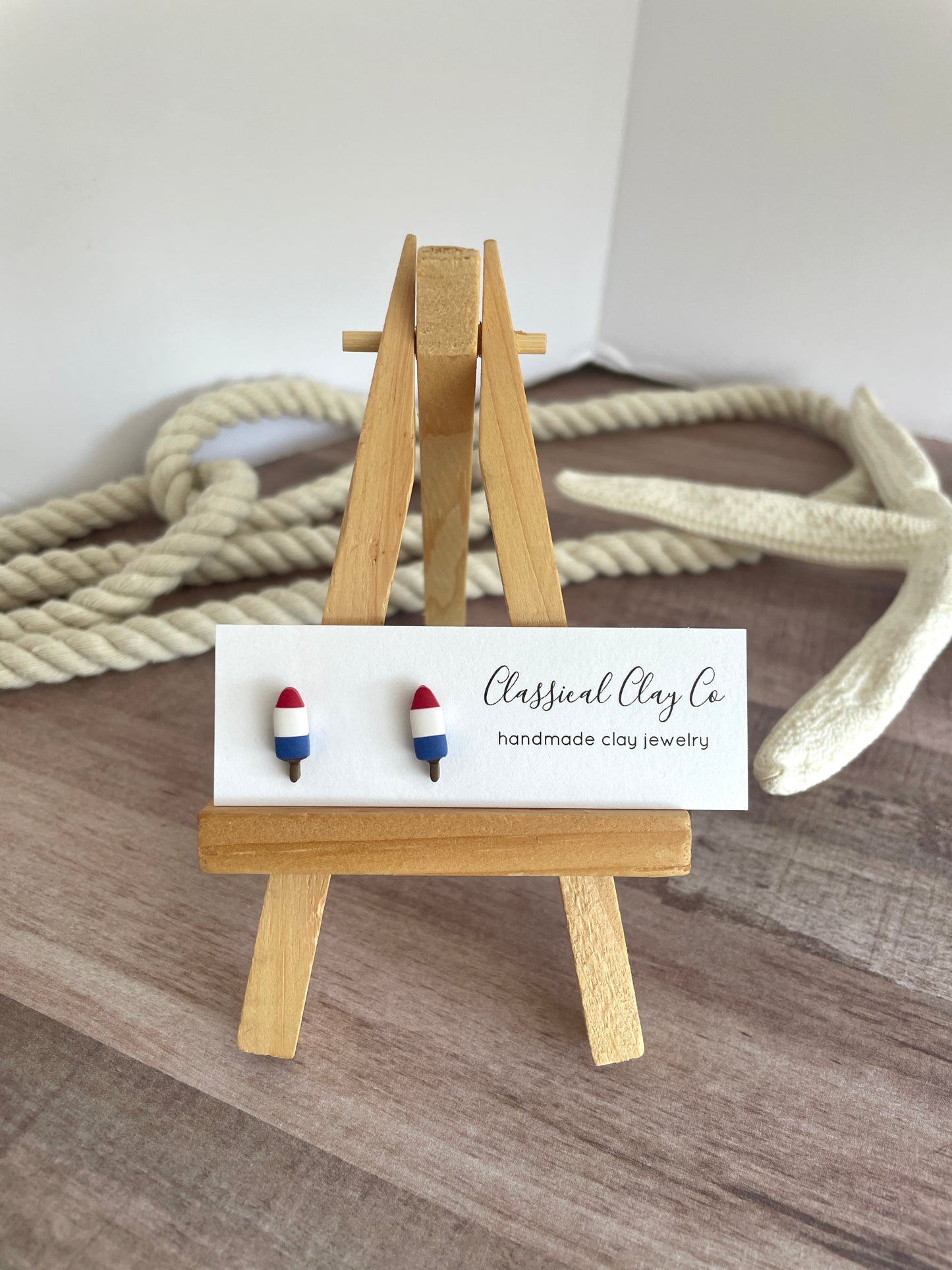 Patriotic Popsicle Studs
