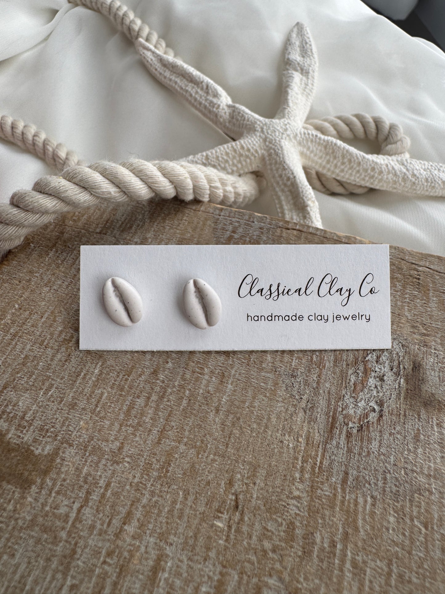 Cowrie Studs