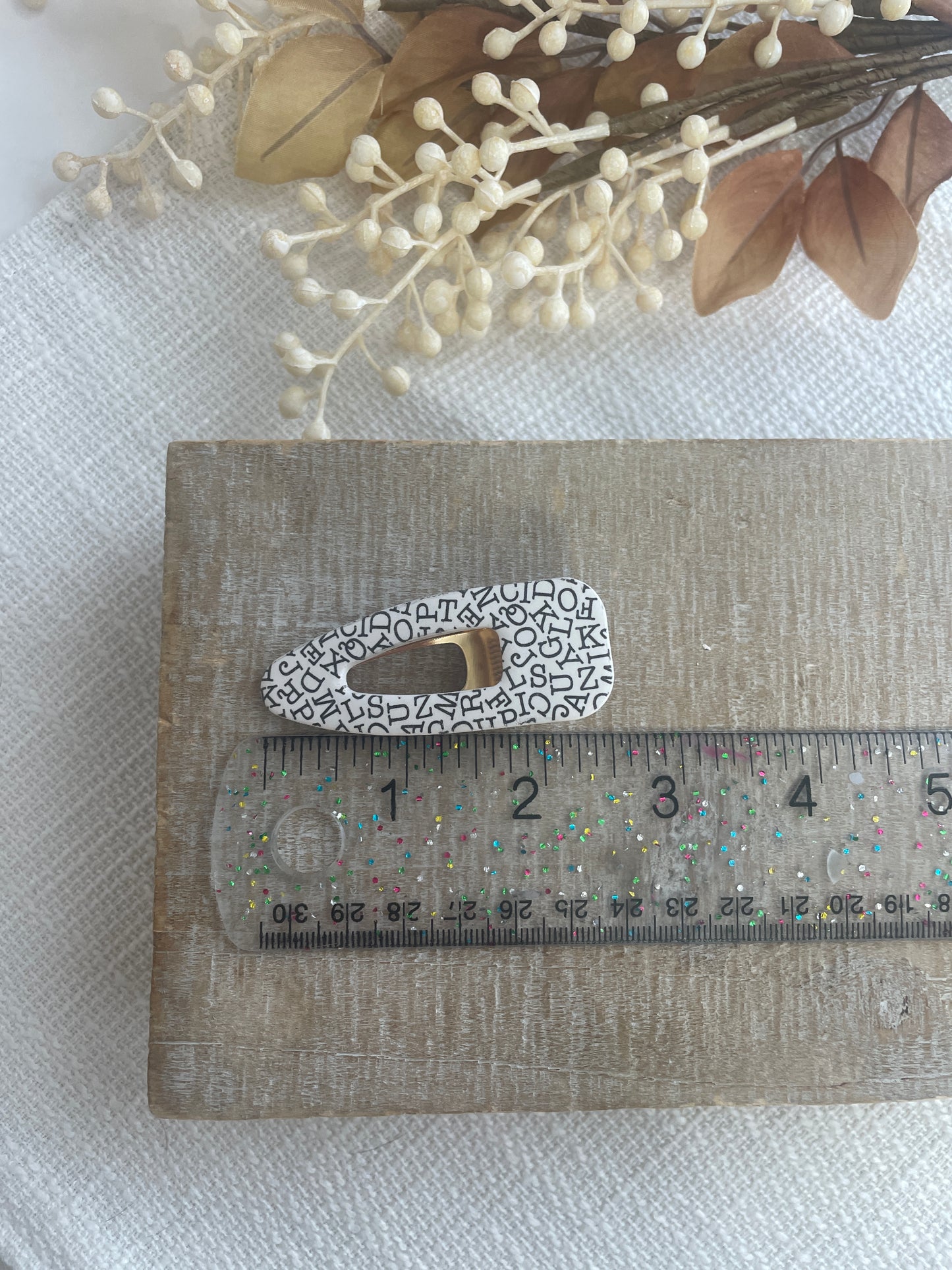Alphabet Hair Clip