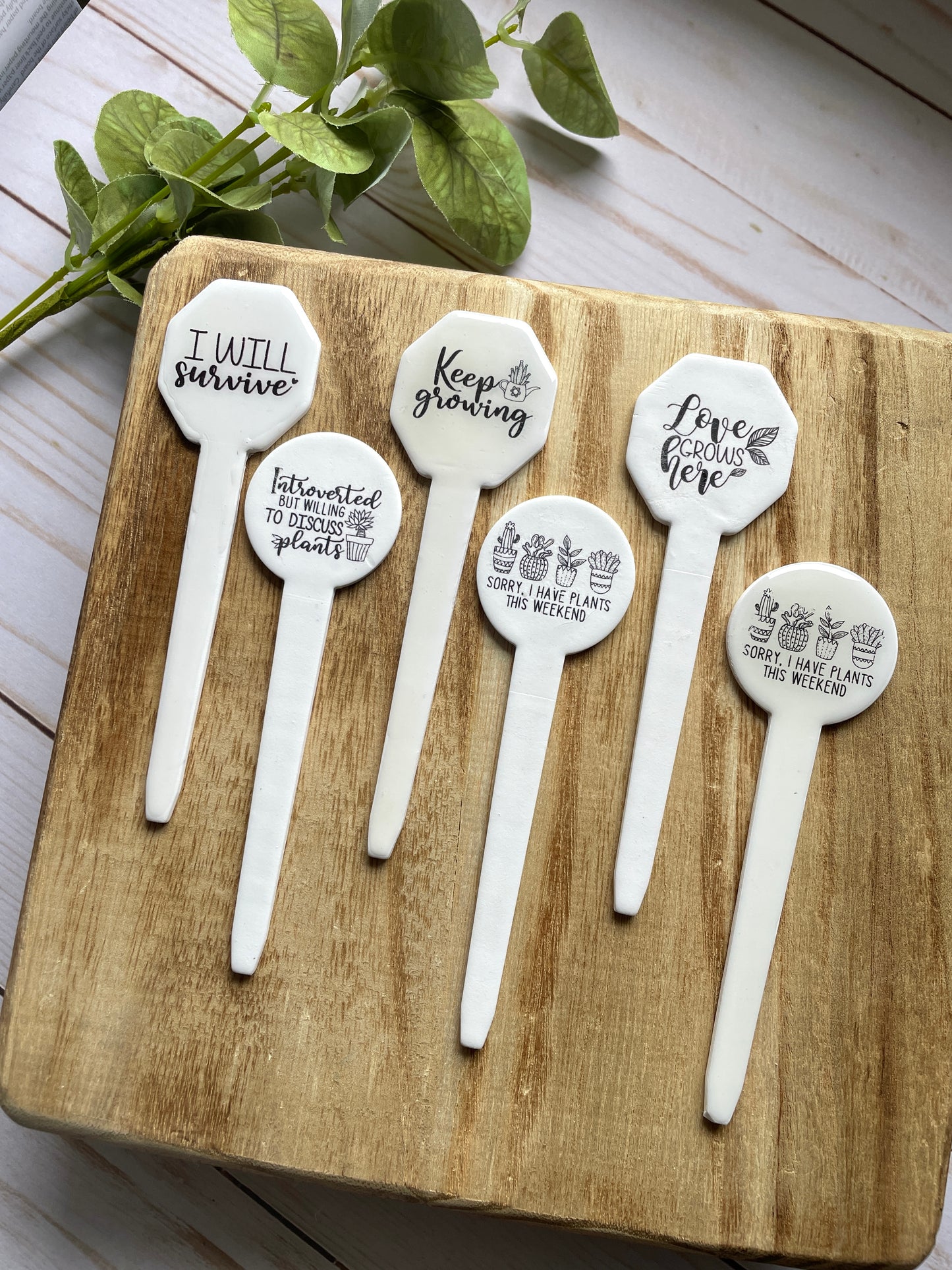 Unbe-leaf-able Plant Stakes