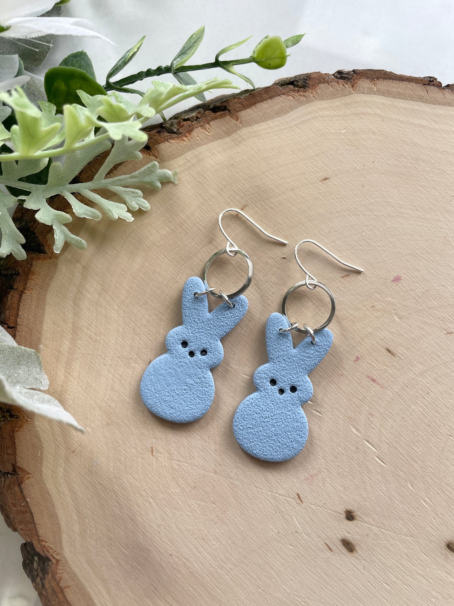 Marshmallow Bunny Dangles