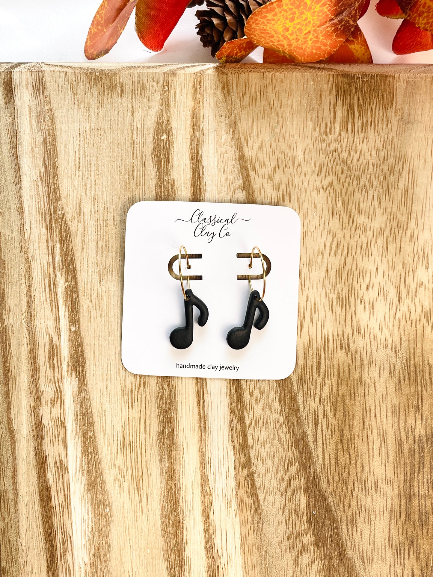 Music Note Hoops