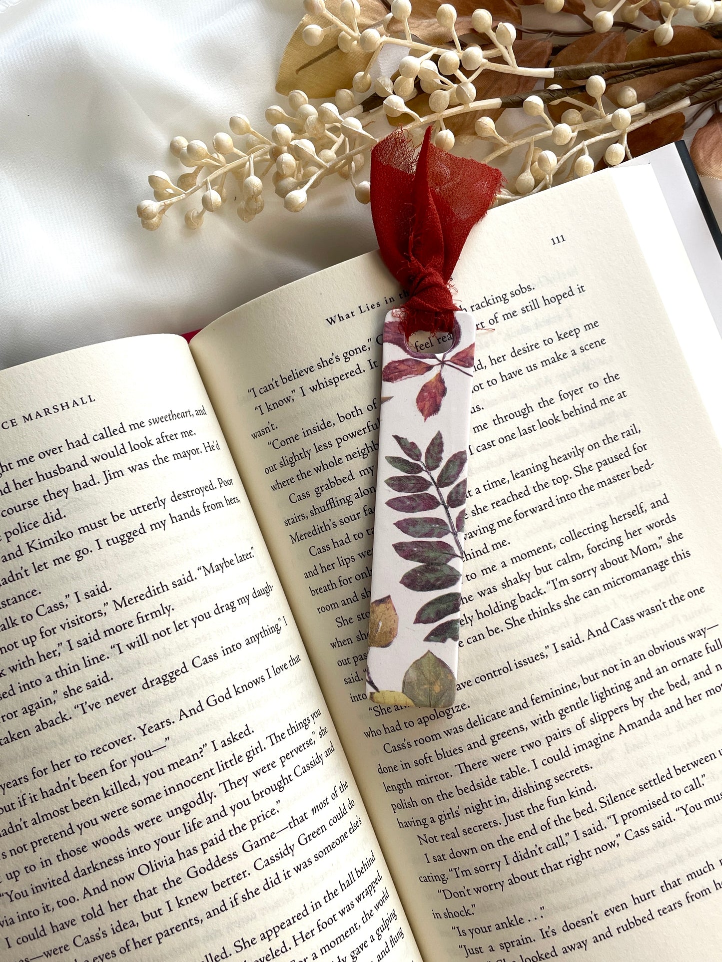 Falling Leaves Bookmark
