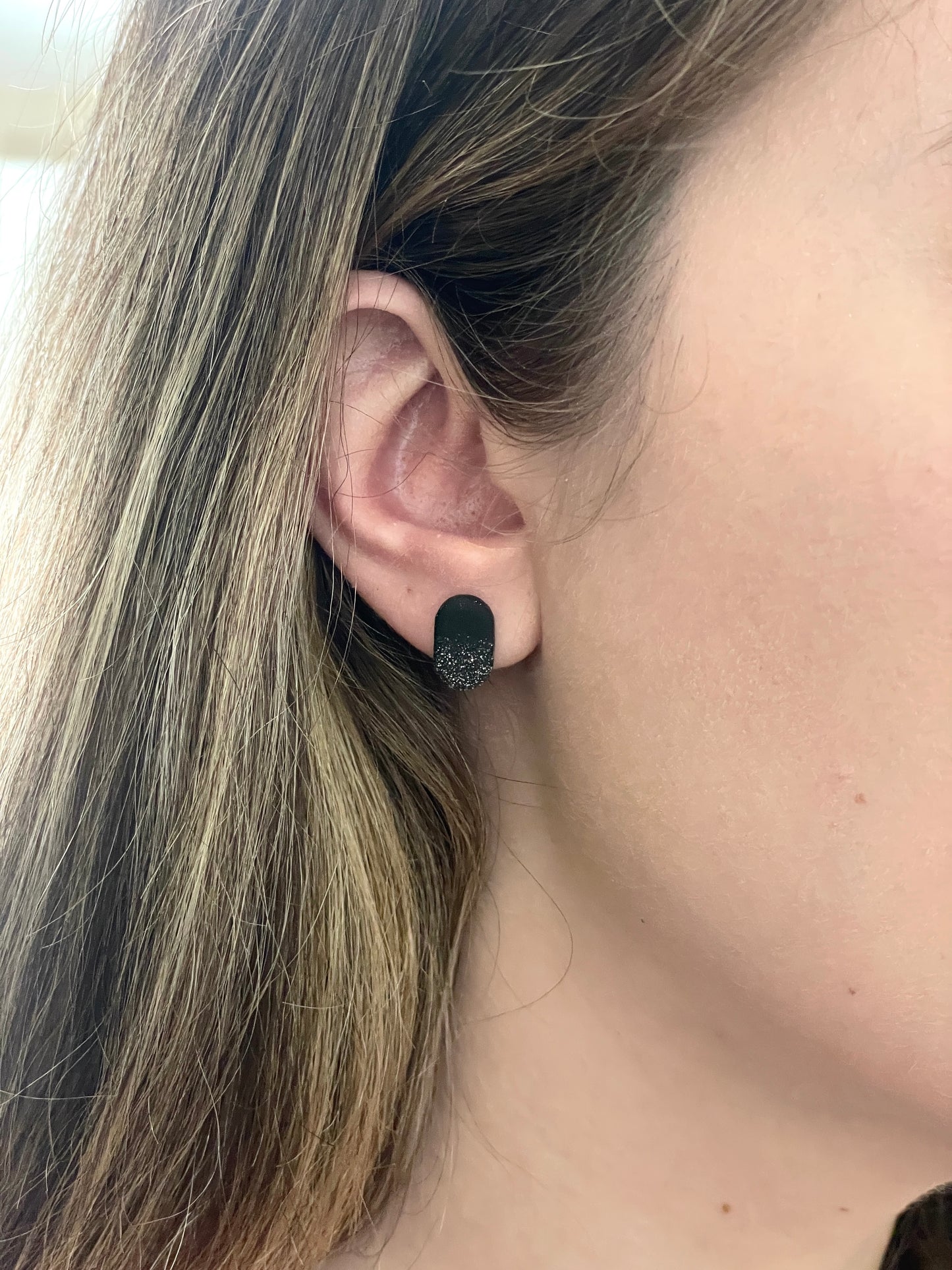 Black and White Mini Studs