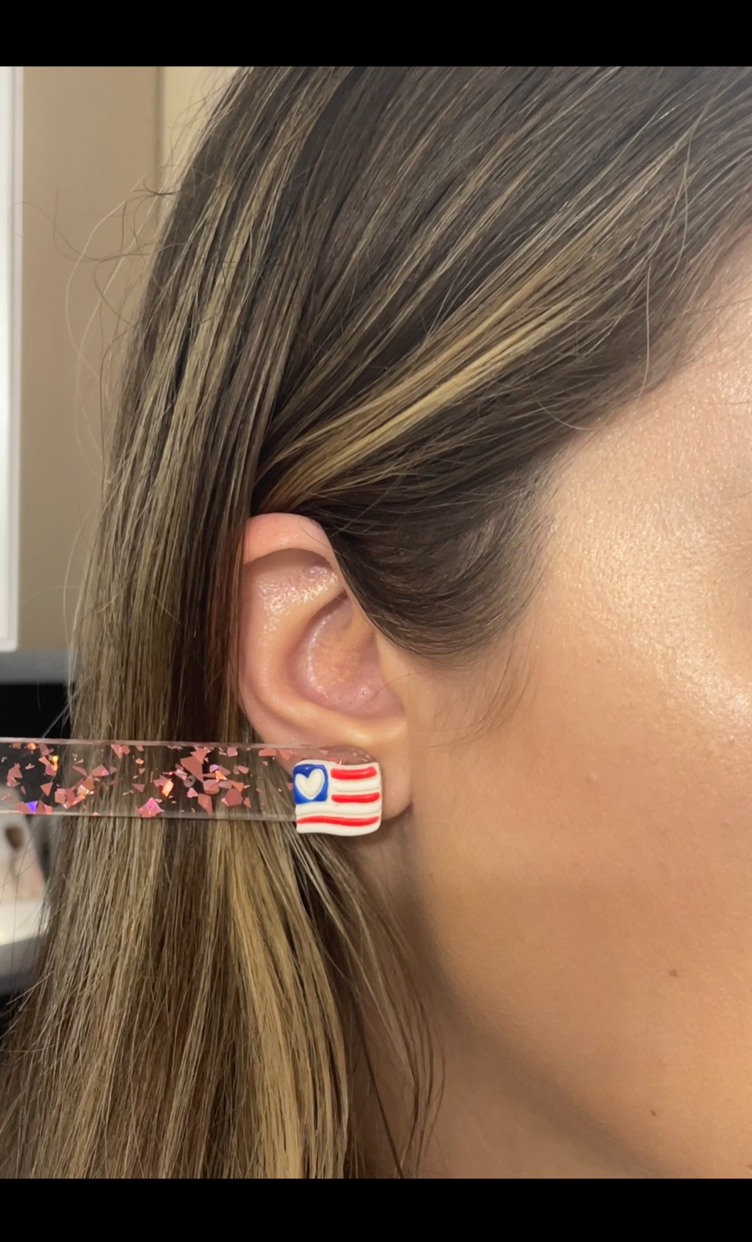 American Flag Studs - Wholesale