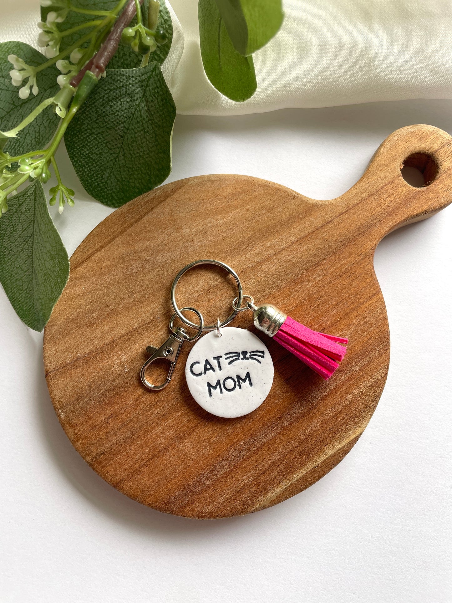 Dog/Cat Mom Keychain