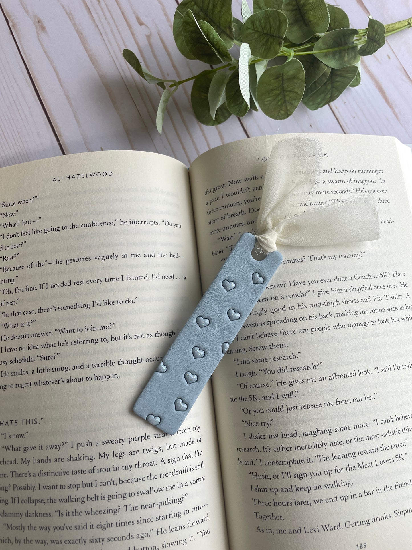 Glitter Heart Bookmarks