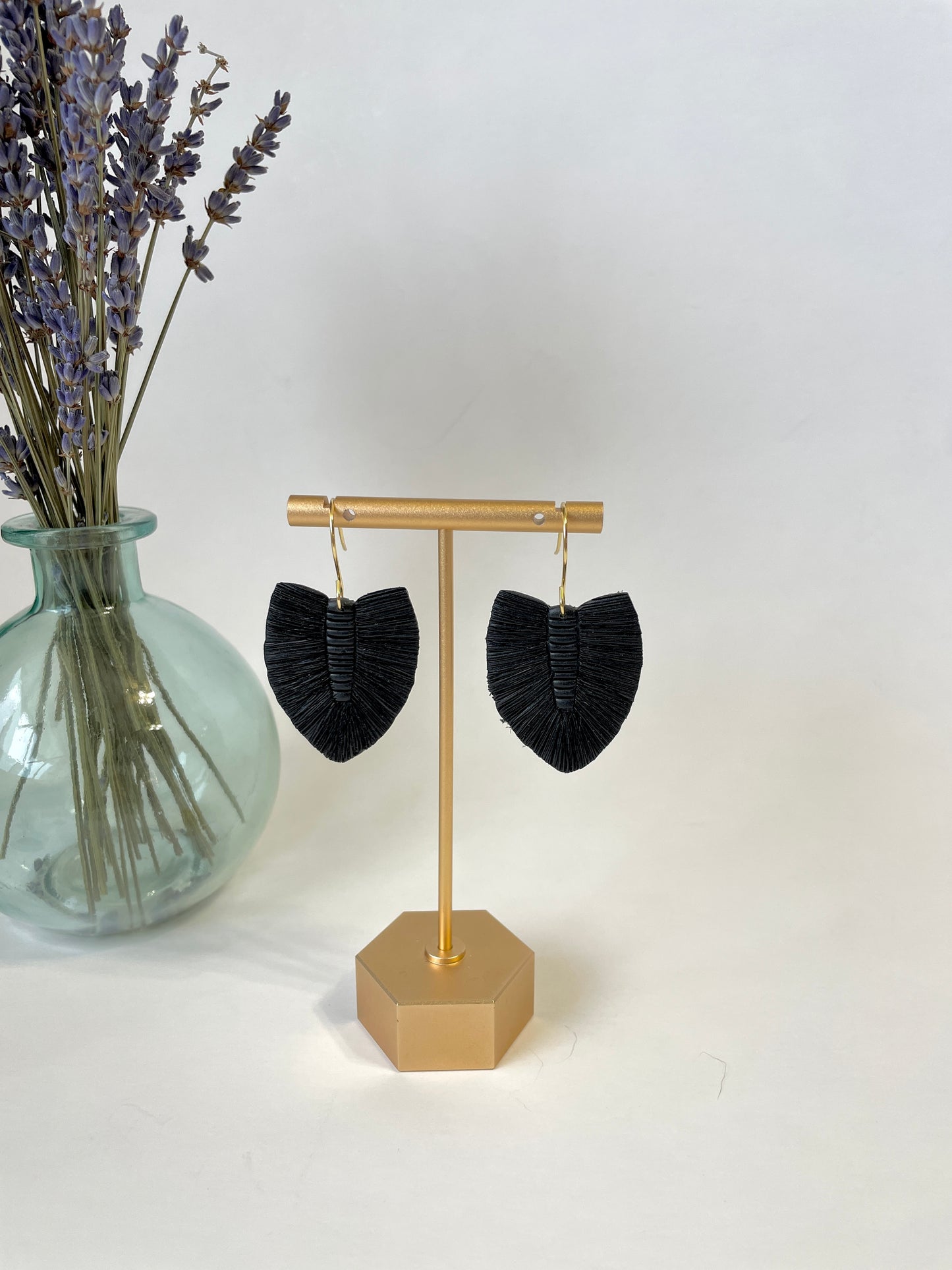 Feather Macrame Dangles