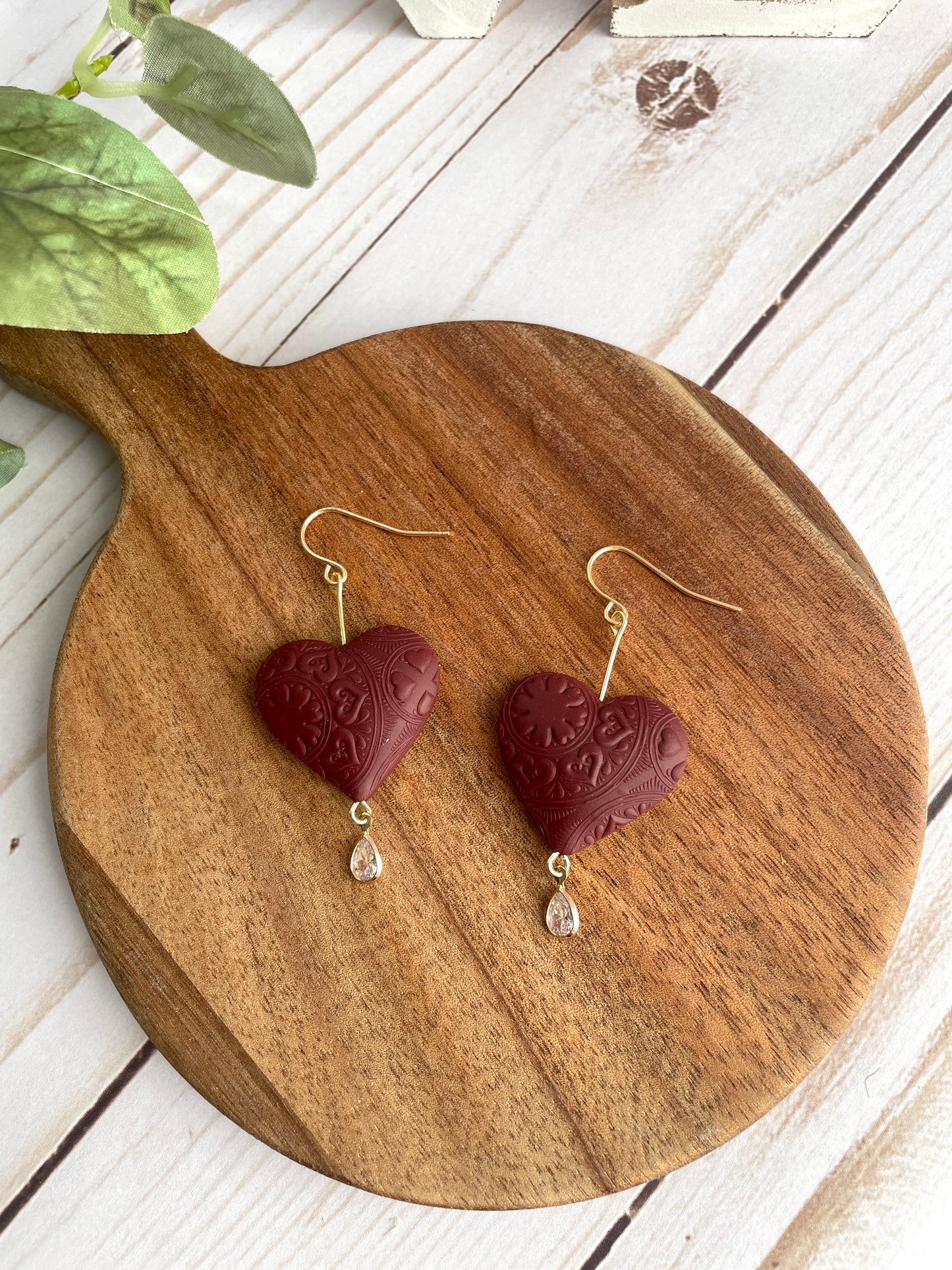 Puffy Heart Dangles