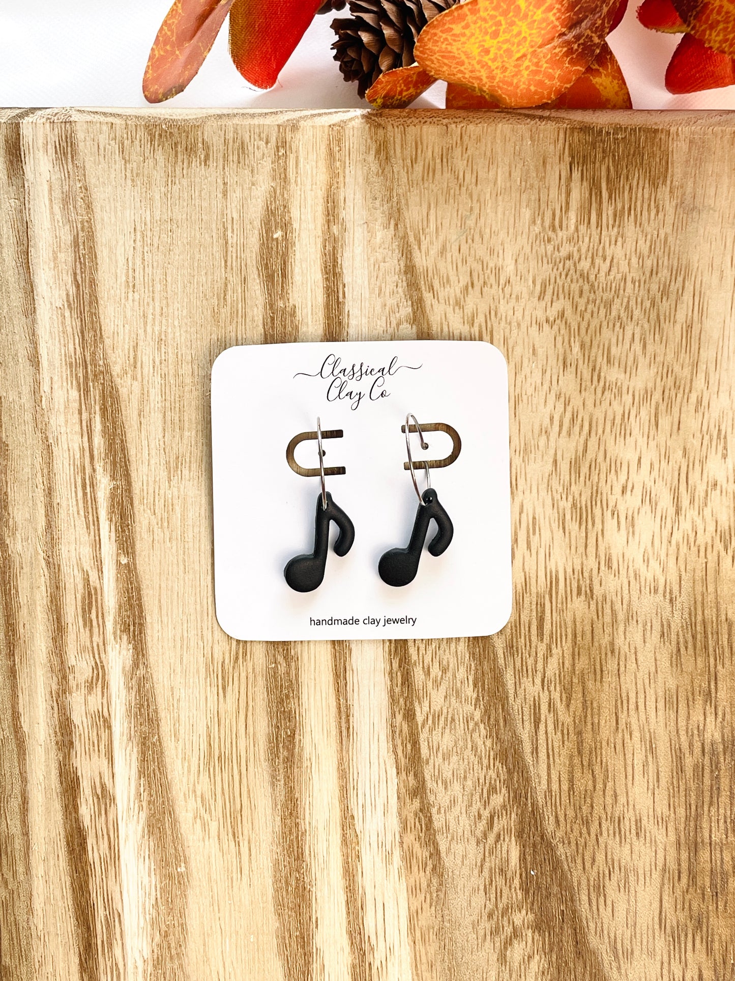 Music Note Hoops