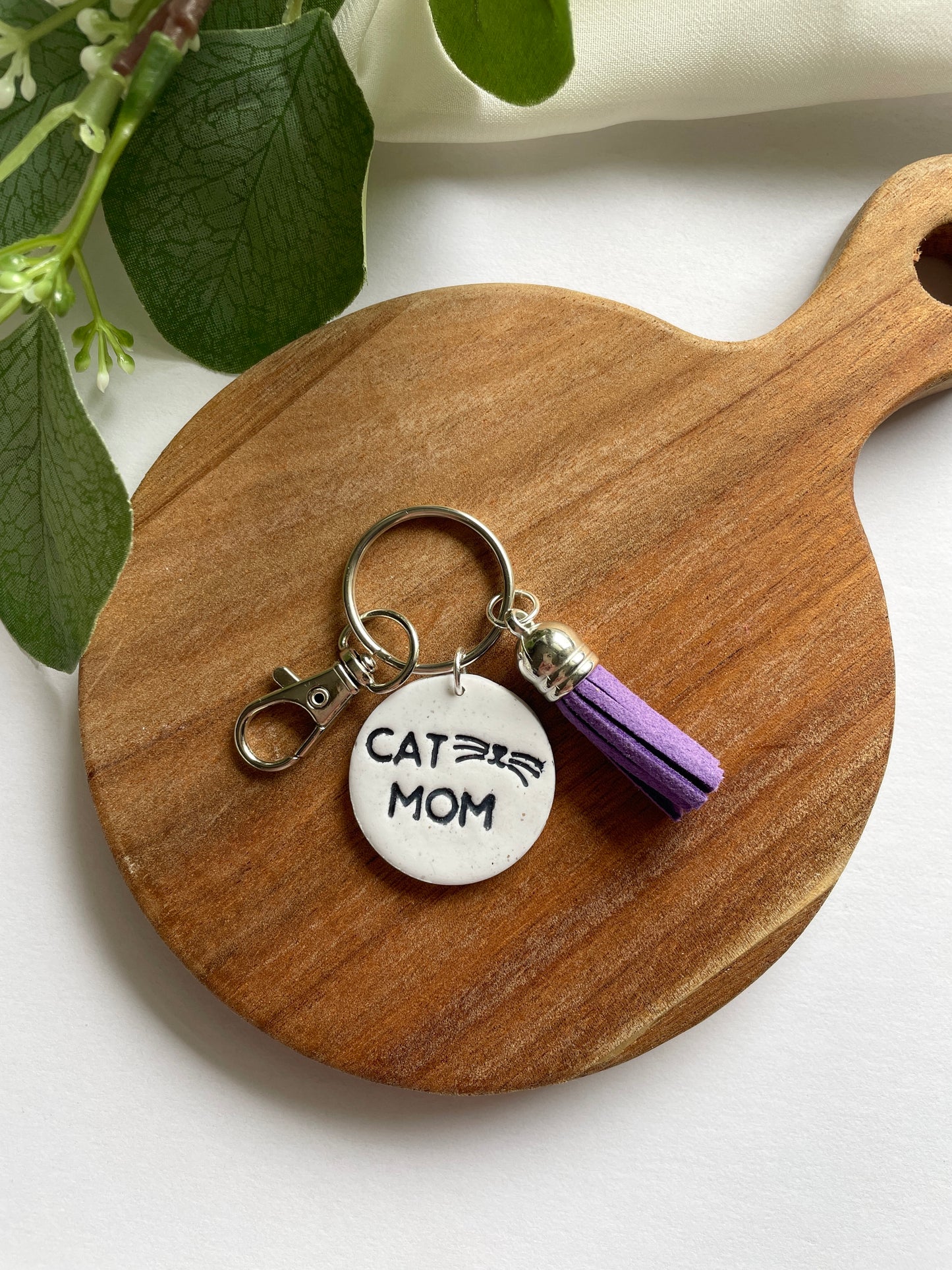 Dog/Cat Mom Keychain