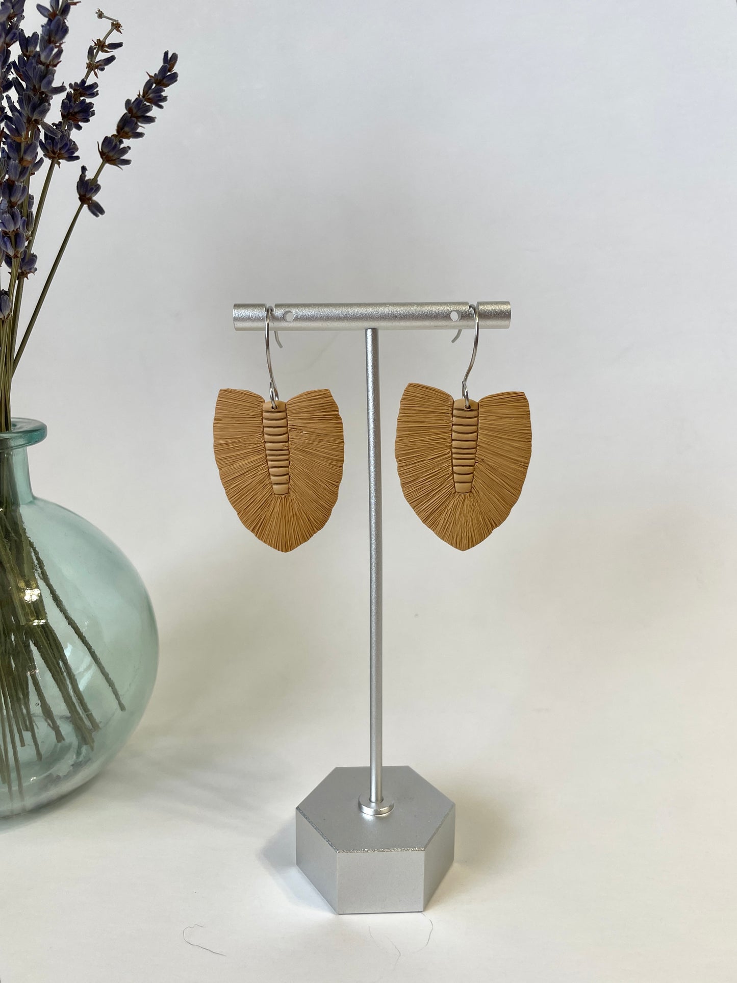 Feather Macrame Dangles