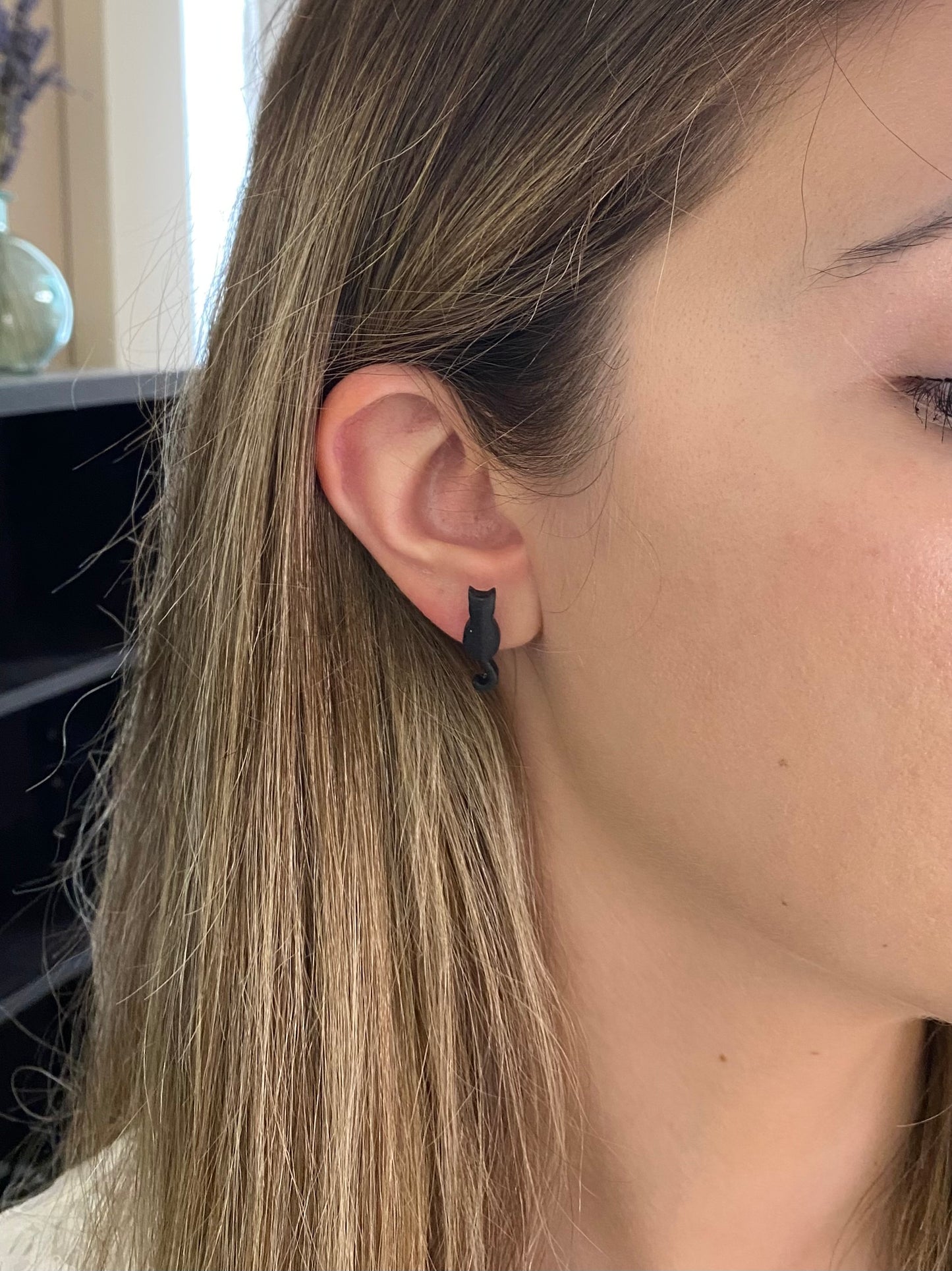 Black Cat Studs