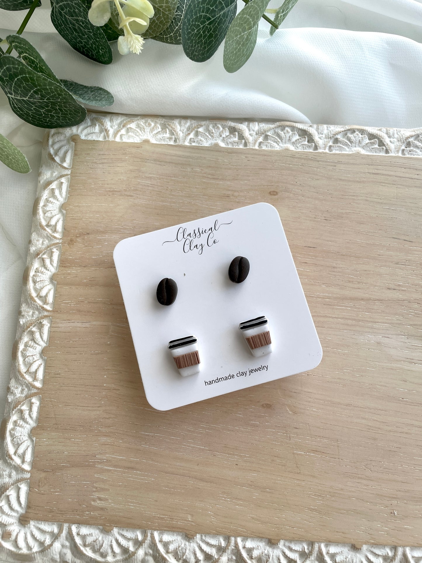 Coffee Lovers Stud Duo