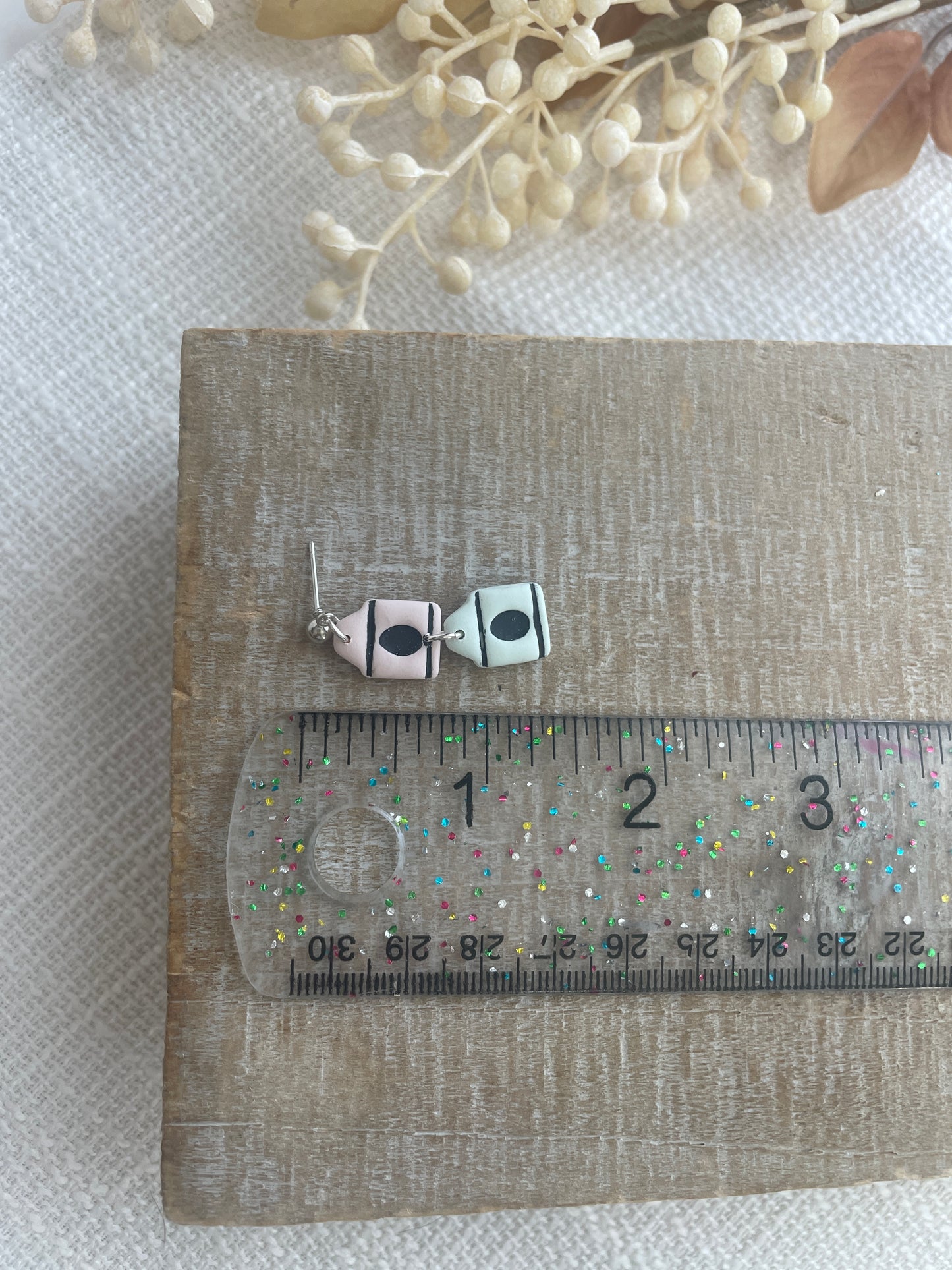 Pastel Crayon Dangles