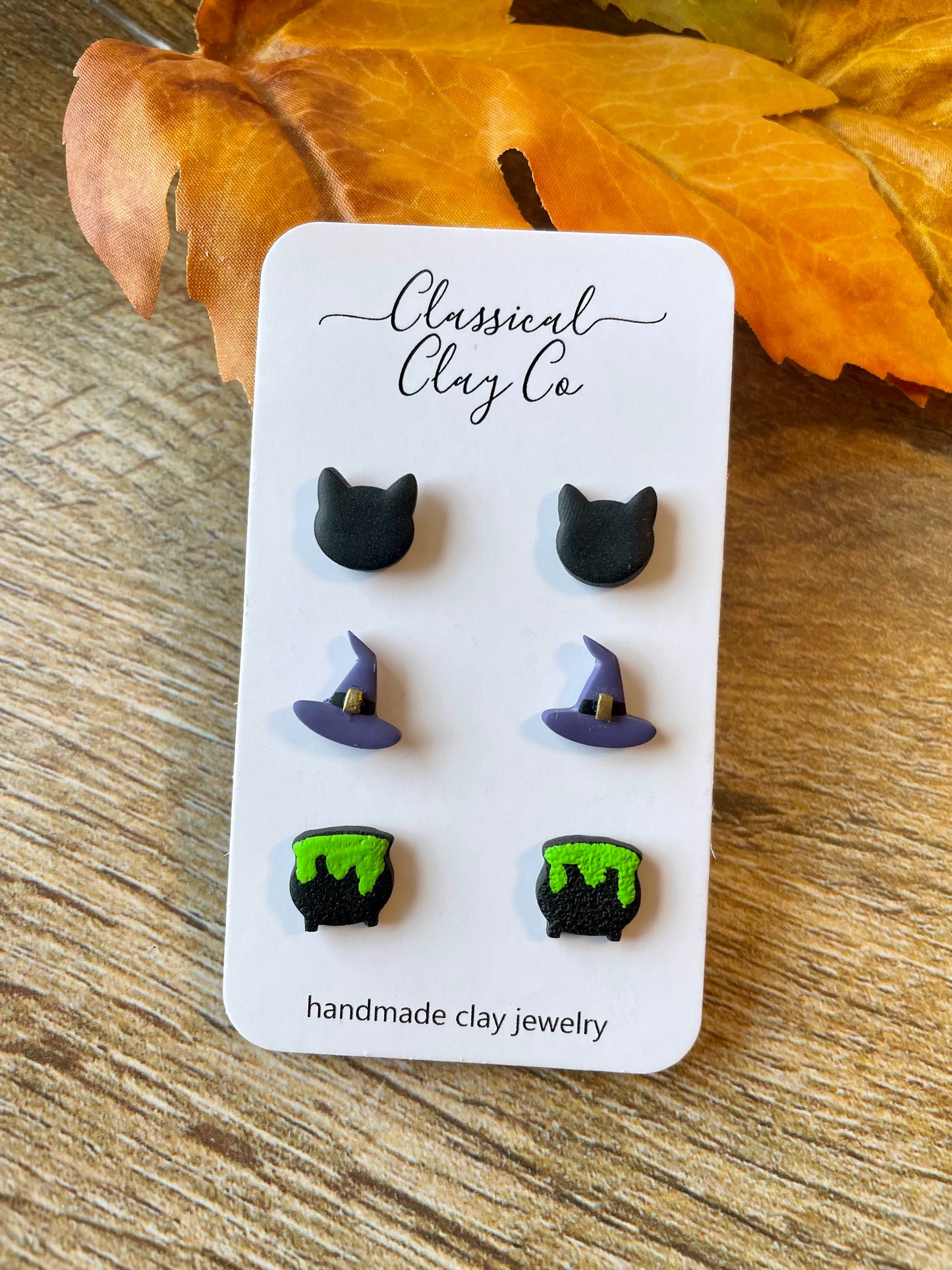Witchy Stud Pack Mini Polymer Clay Earrings
