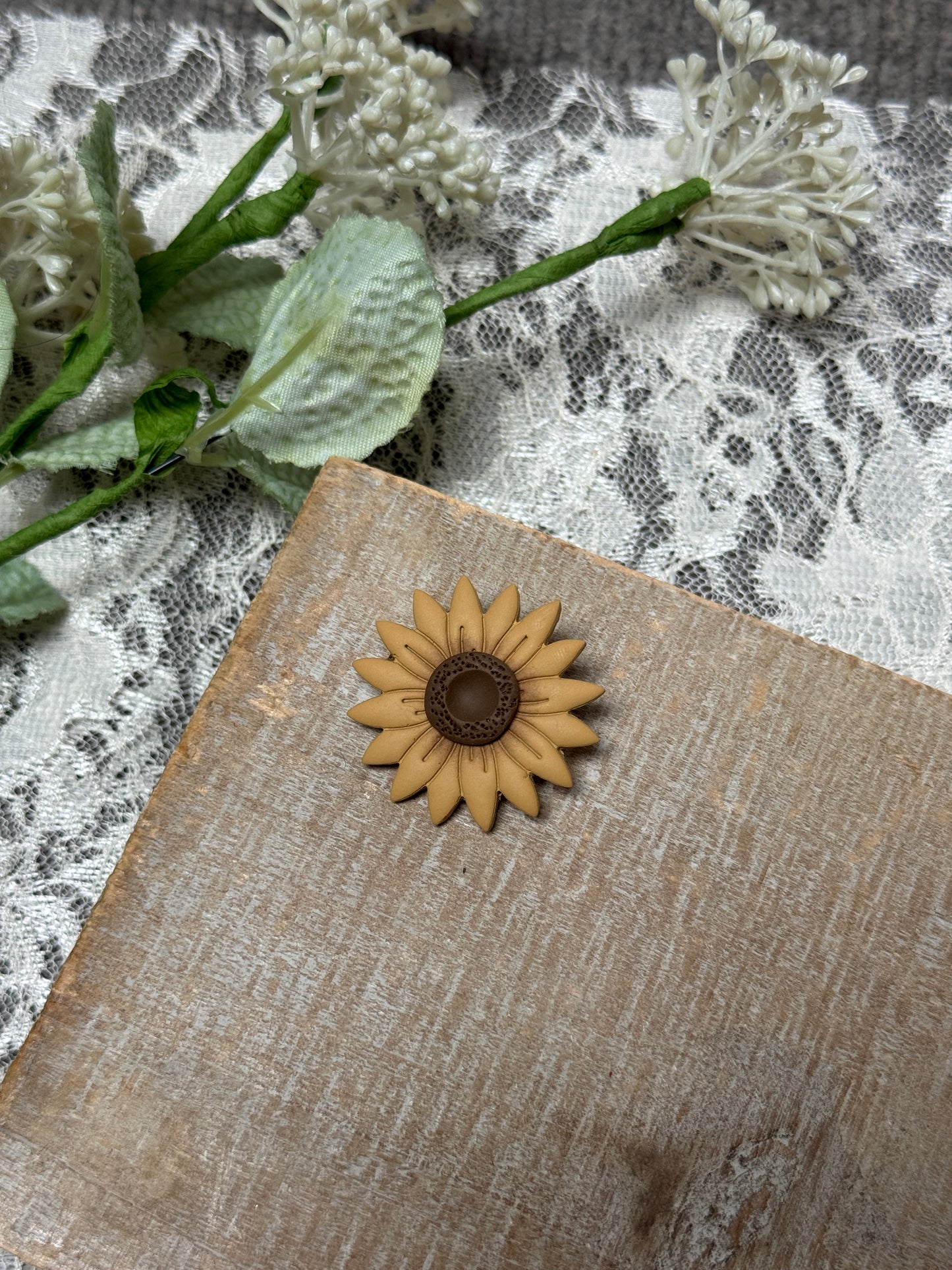 Sunflower Brooch