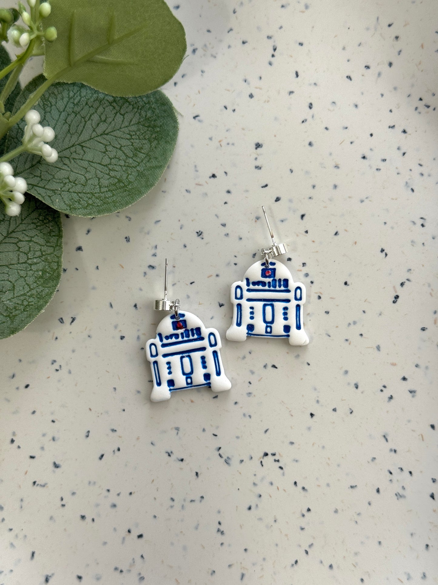 Blue Droid Dangles