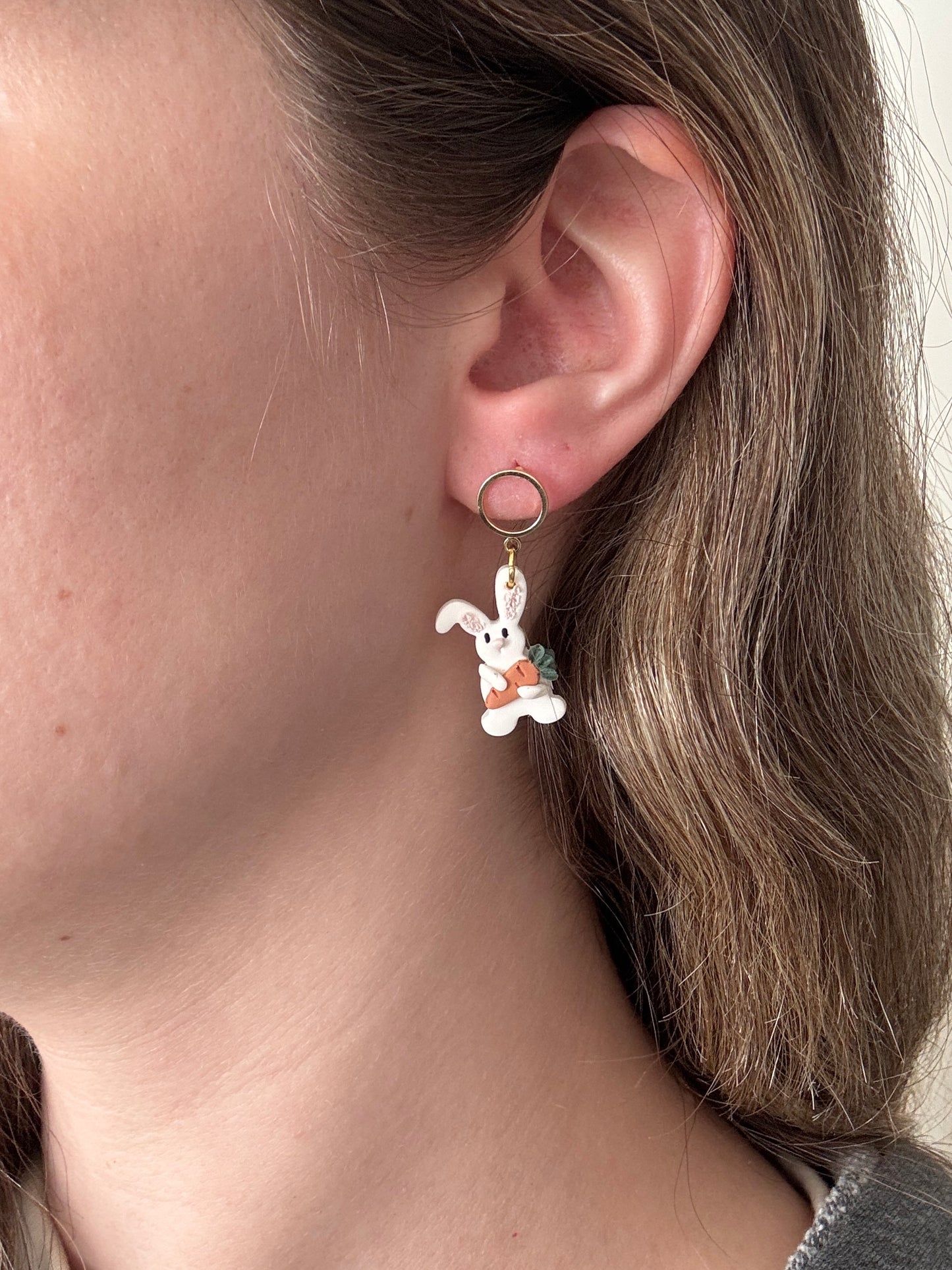 Bunny Carrot Dangles
