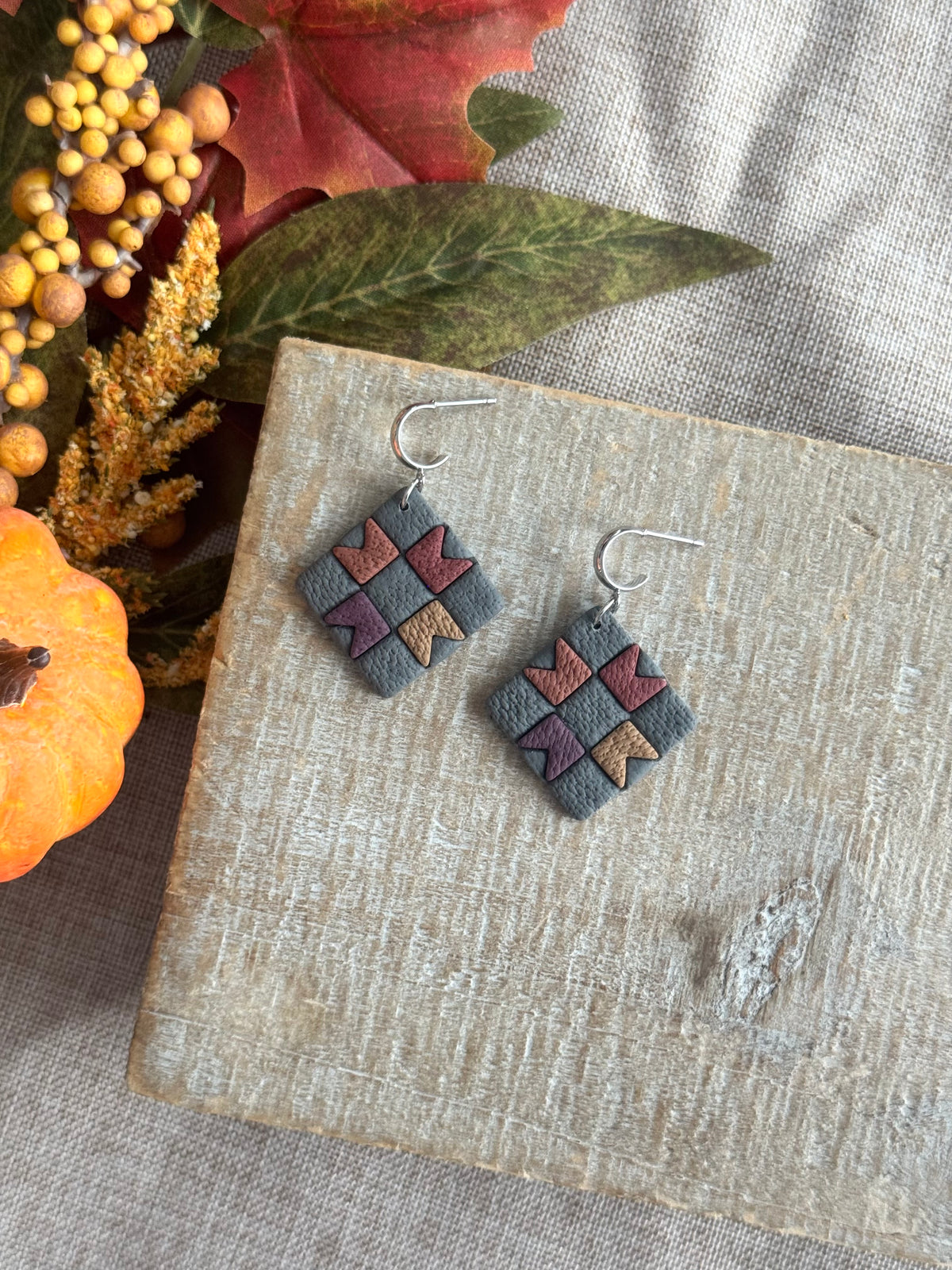 Patchwork Quilt Dangles