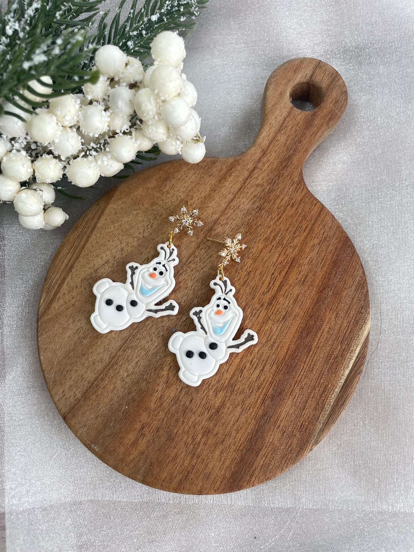 Happy Snowman Dangles