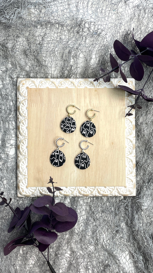 Patterned Ghost Hoops