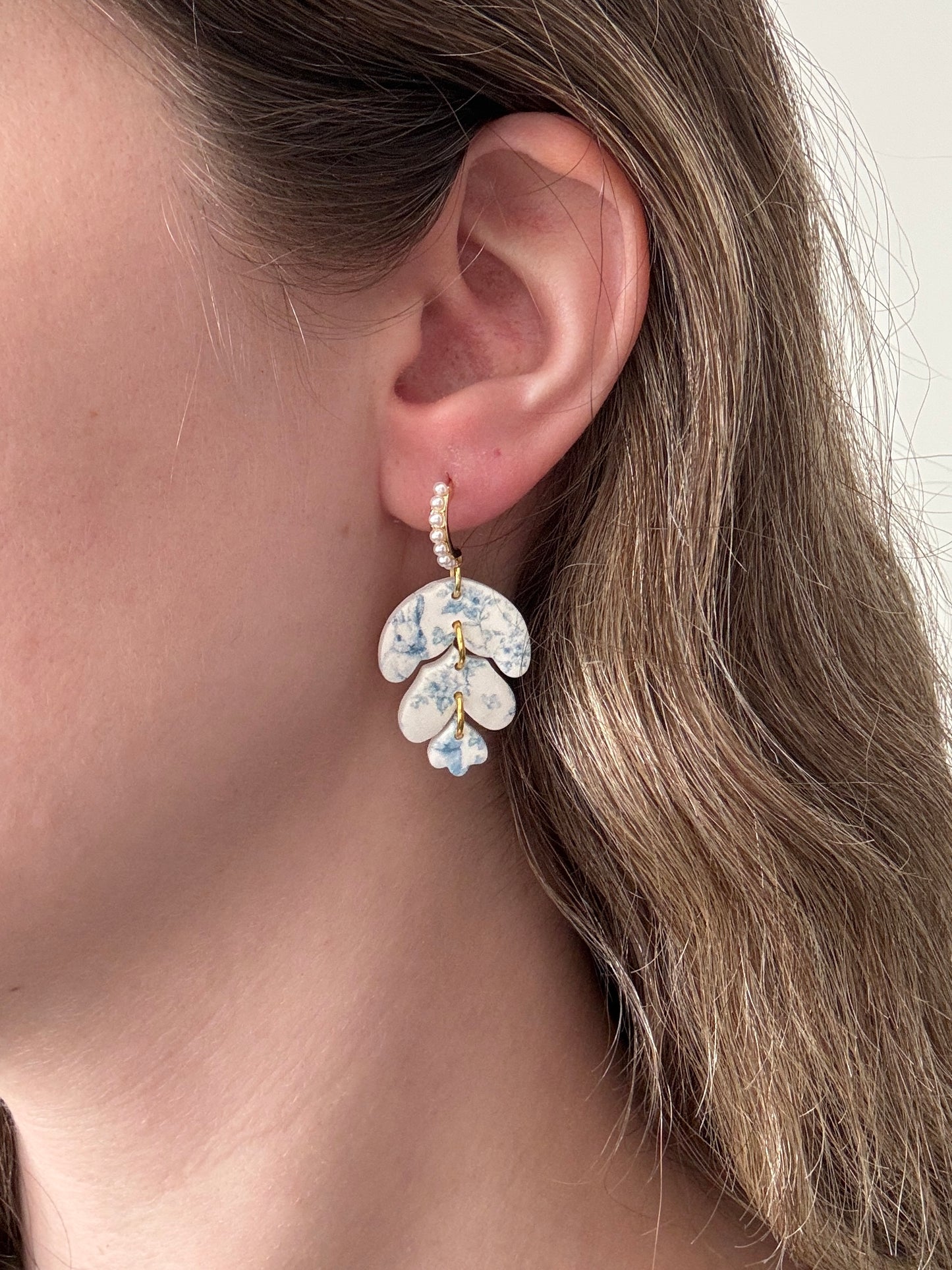 Blue Bunny Pattern Dangles