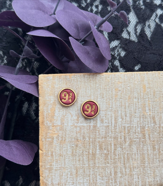 Magical Train Sign Studs