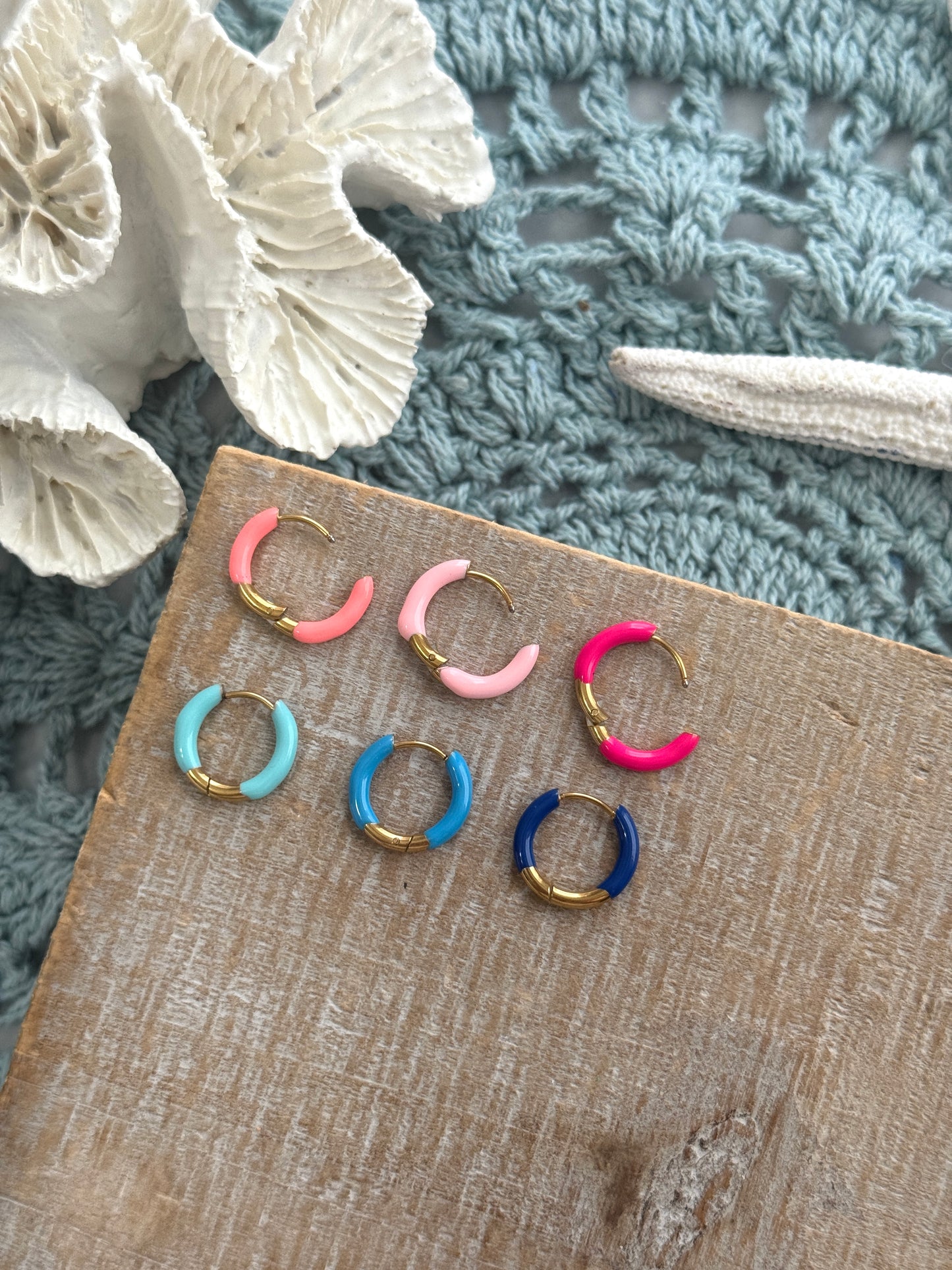 Summer Hoops - Gold Plated