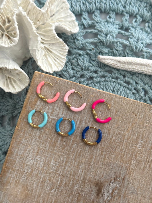 Summer Hoops - Gold Plated