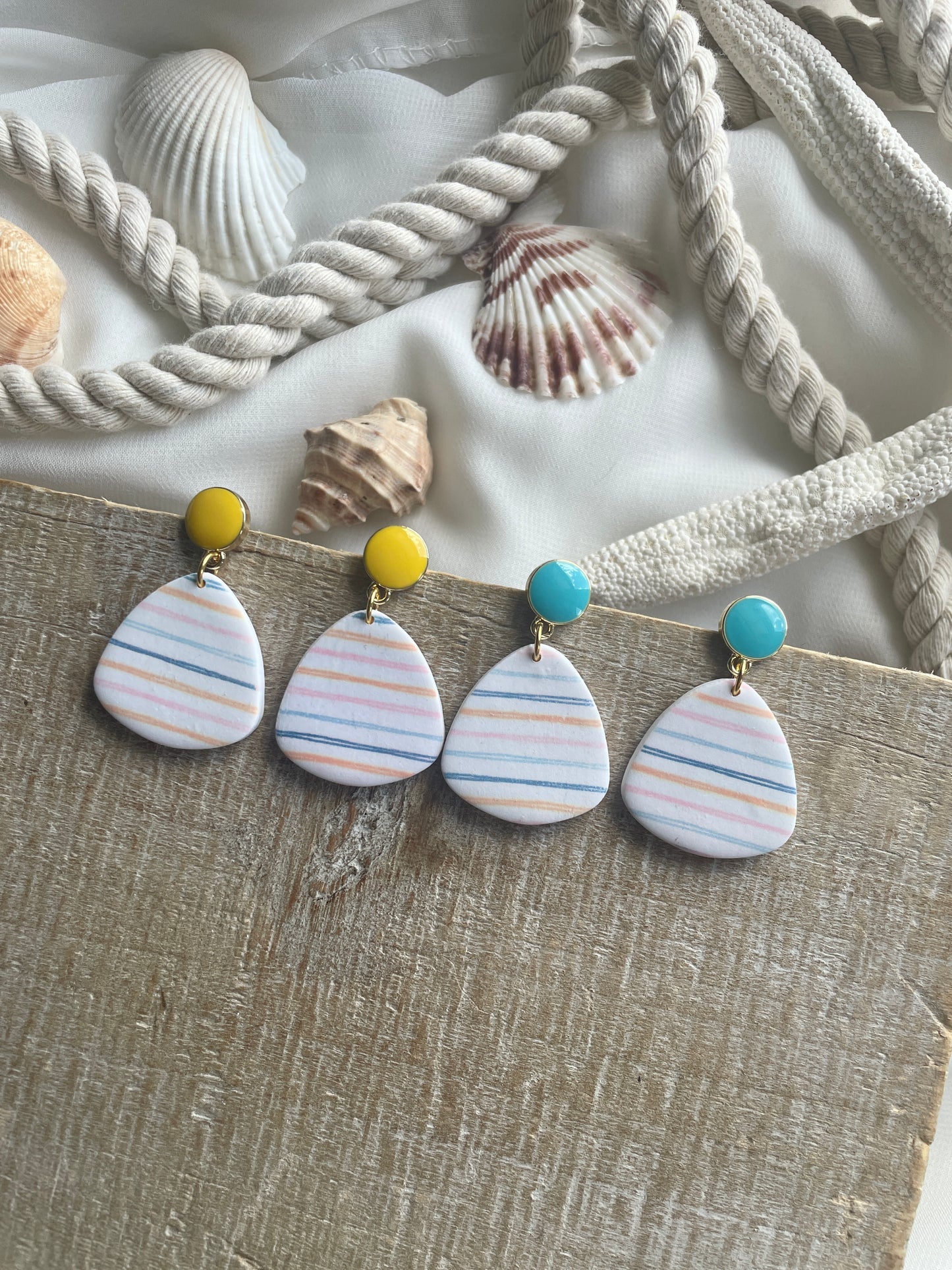 Summer Striped Dangles