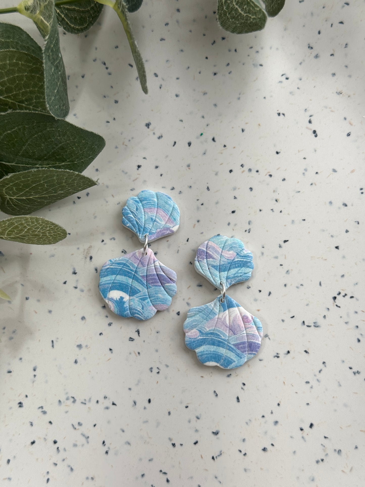 Swirled Shell Dangles
