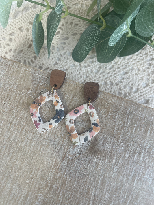 Cozy Fall Floral Dangles