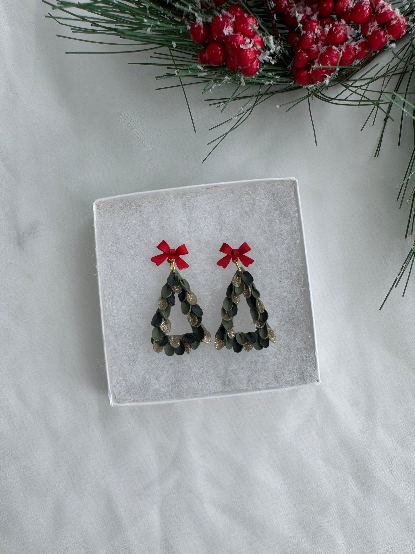 Christmas Tree Cutout Dangles