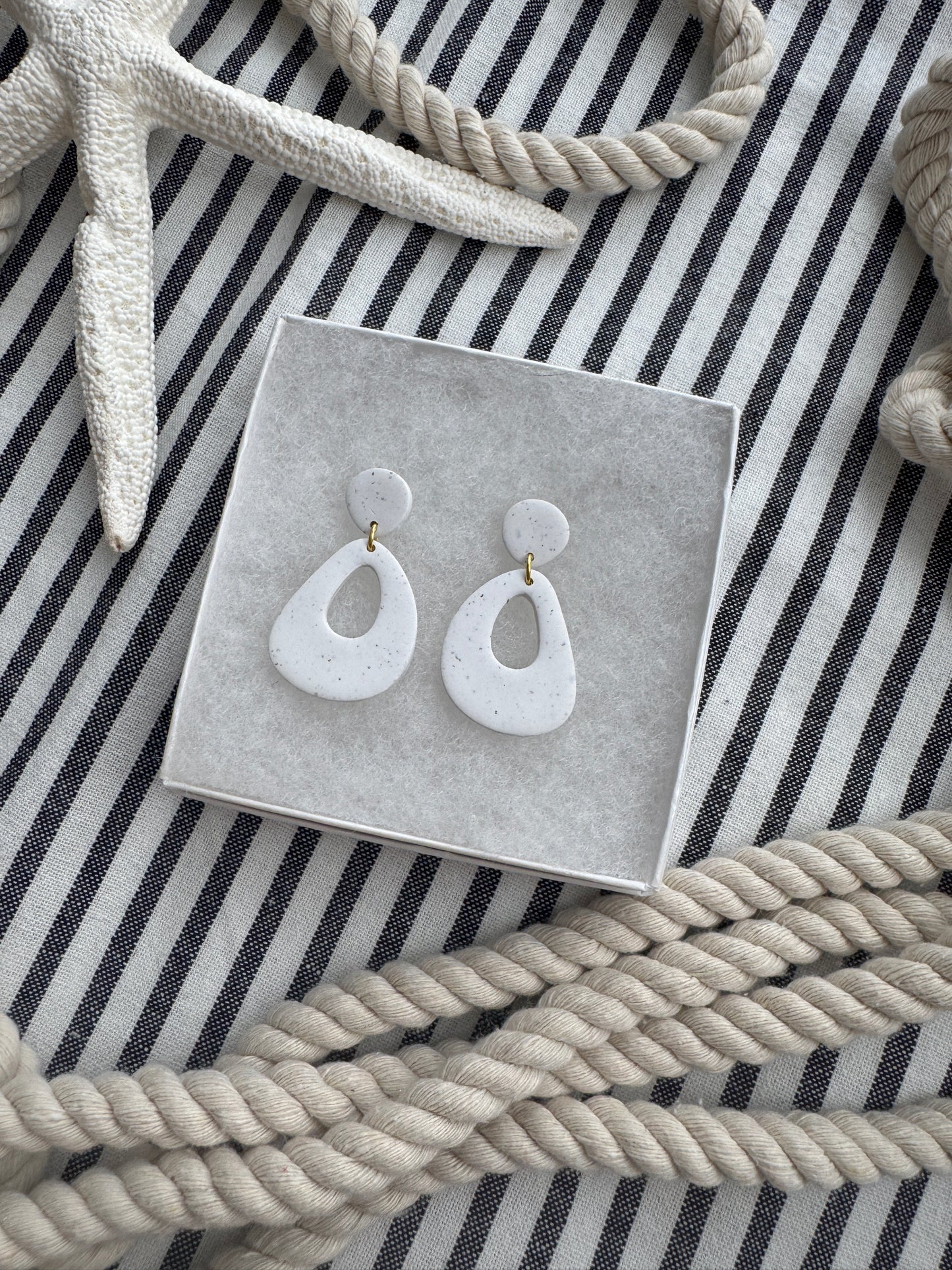 Organic Speckled Dangles