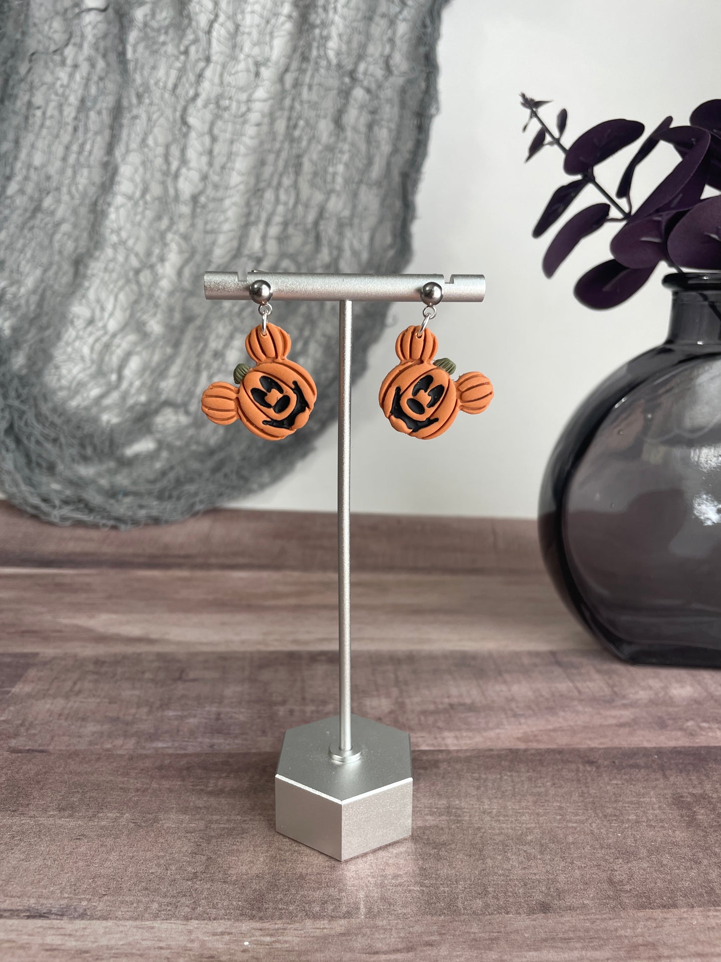 Mouse Jack O’ Lantern Dangles