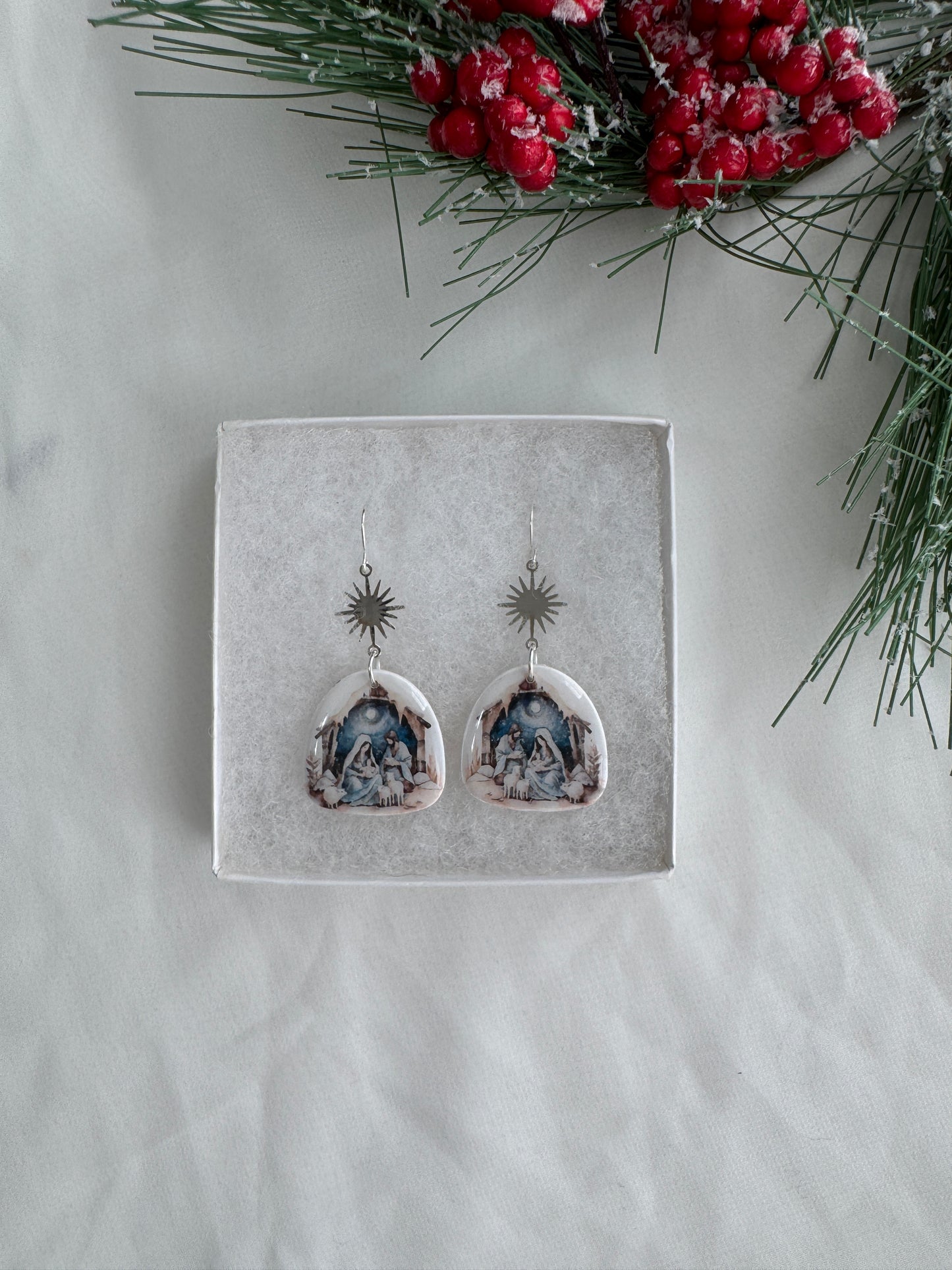 Nativity Print Dangles