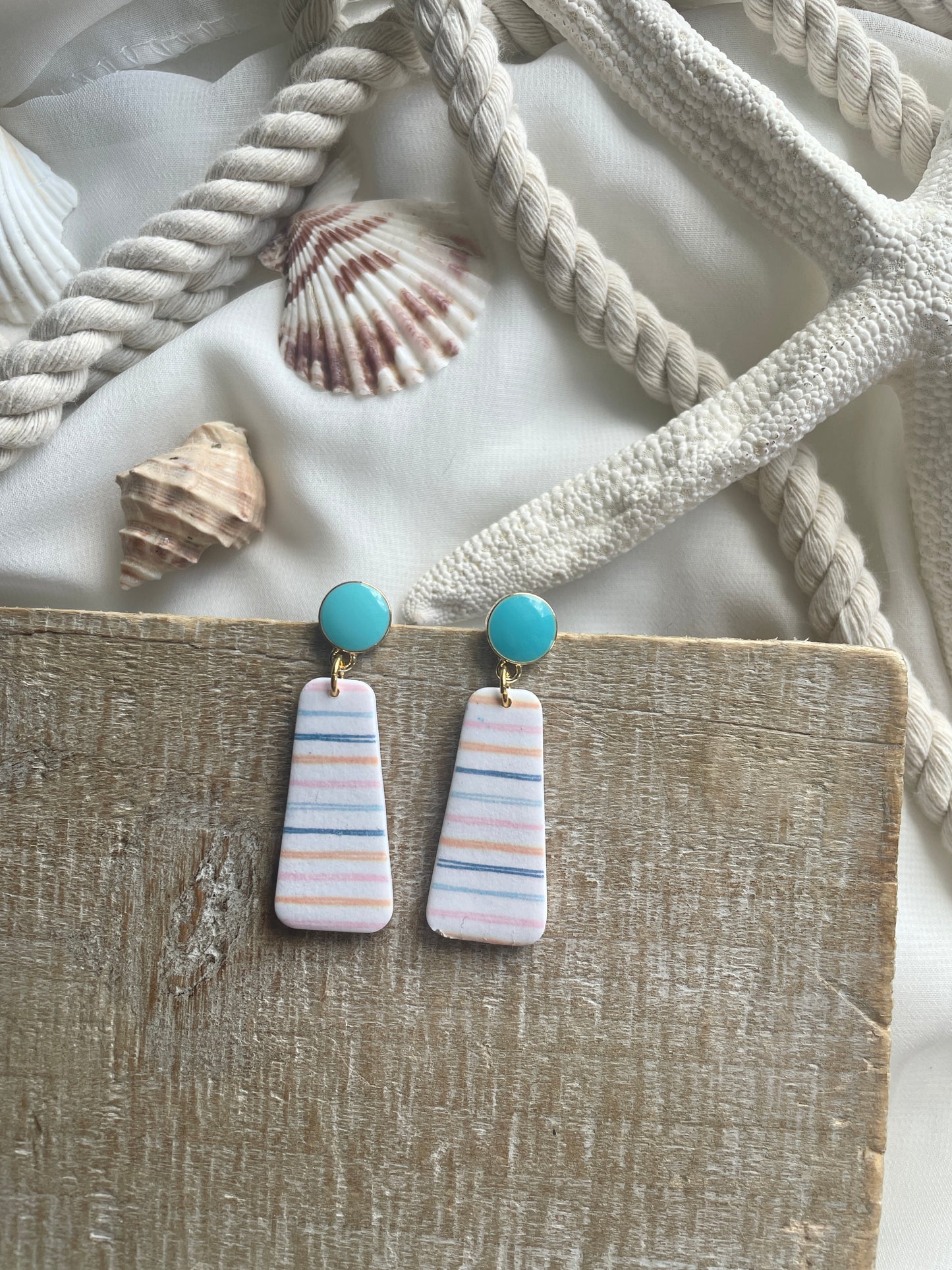 Summer Striped Dangles