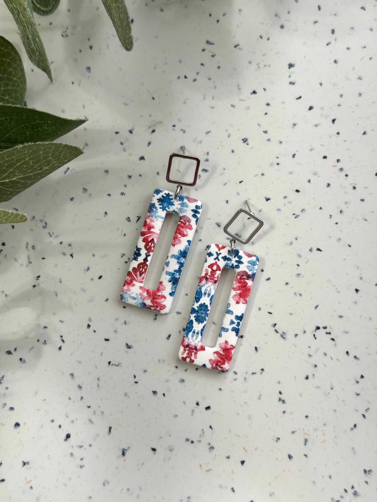 American Tie Dye Rectangles