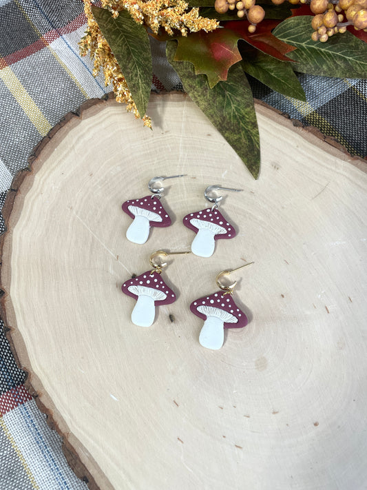 Fall Mushroom Hoops