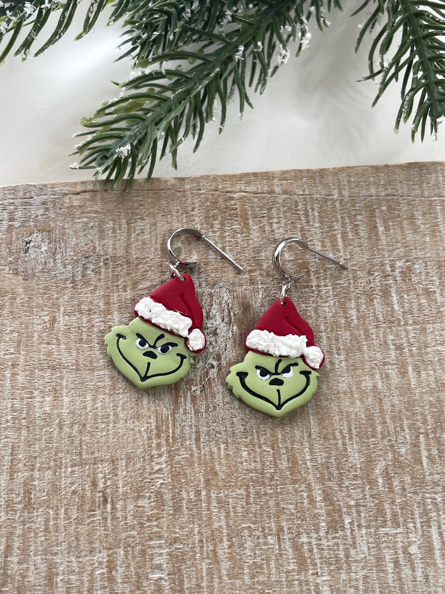 Grinch Mini Hoops