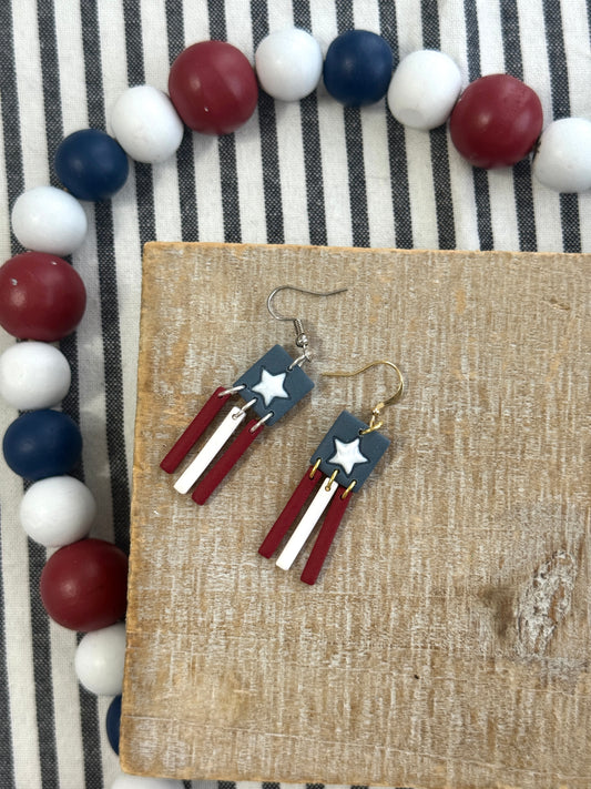 American Flag Dangles