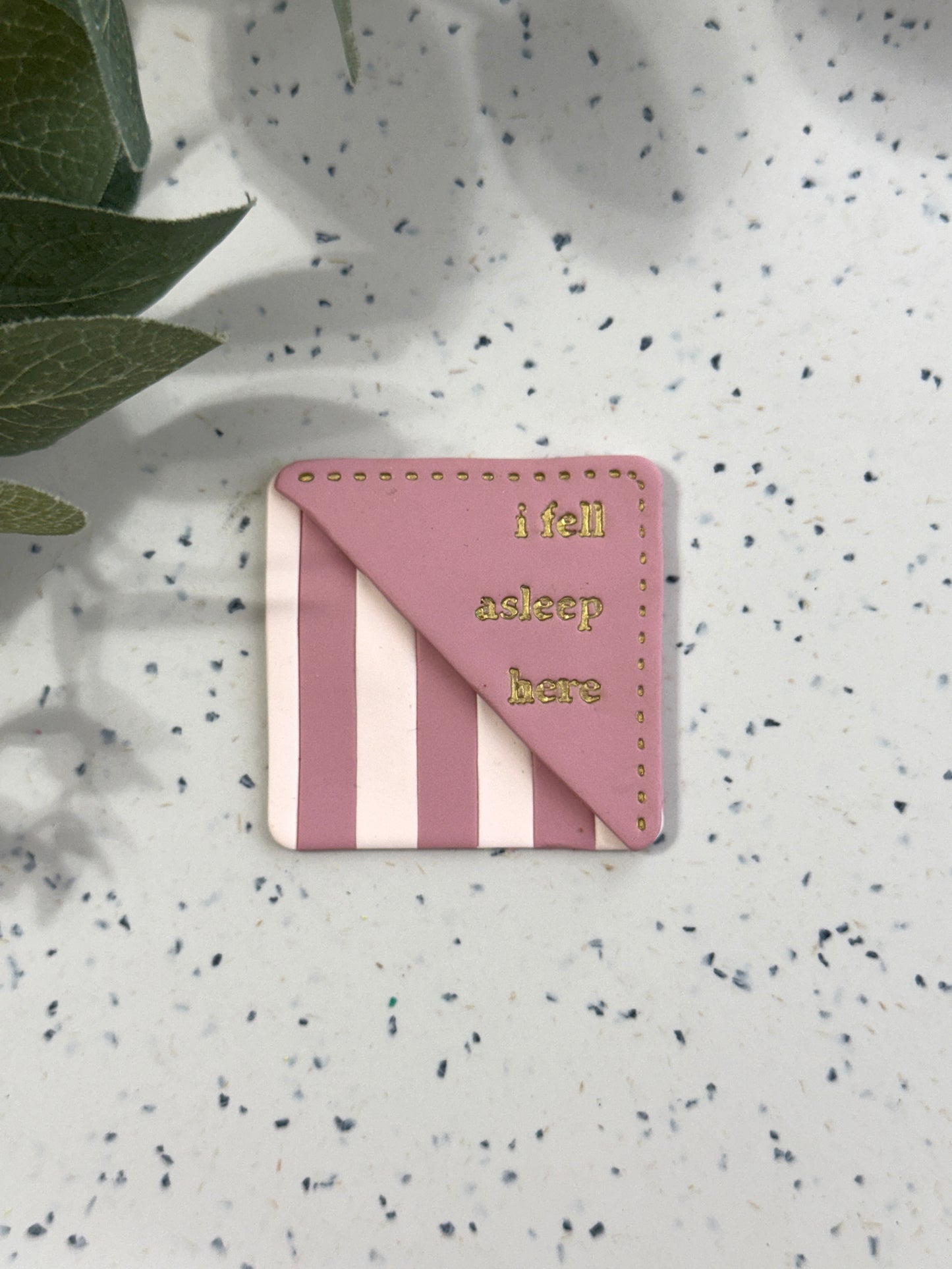 Summer Stripes Corner Bookmark