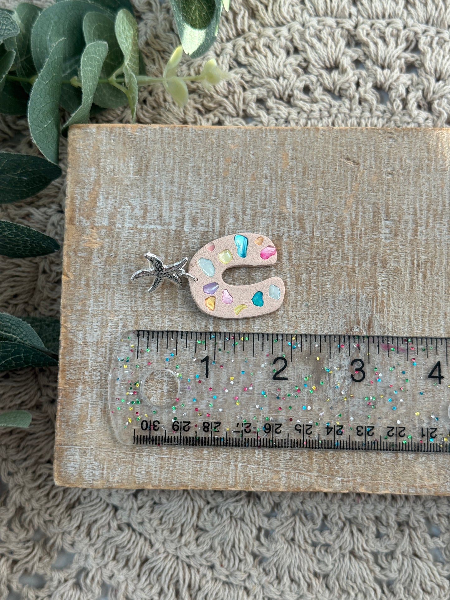 Colorful Shell Dangles