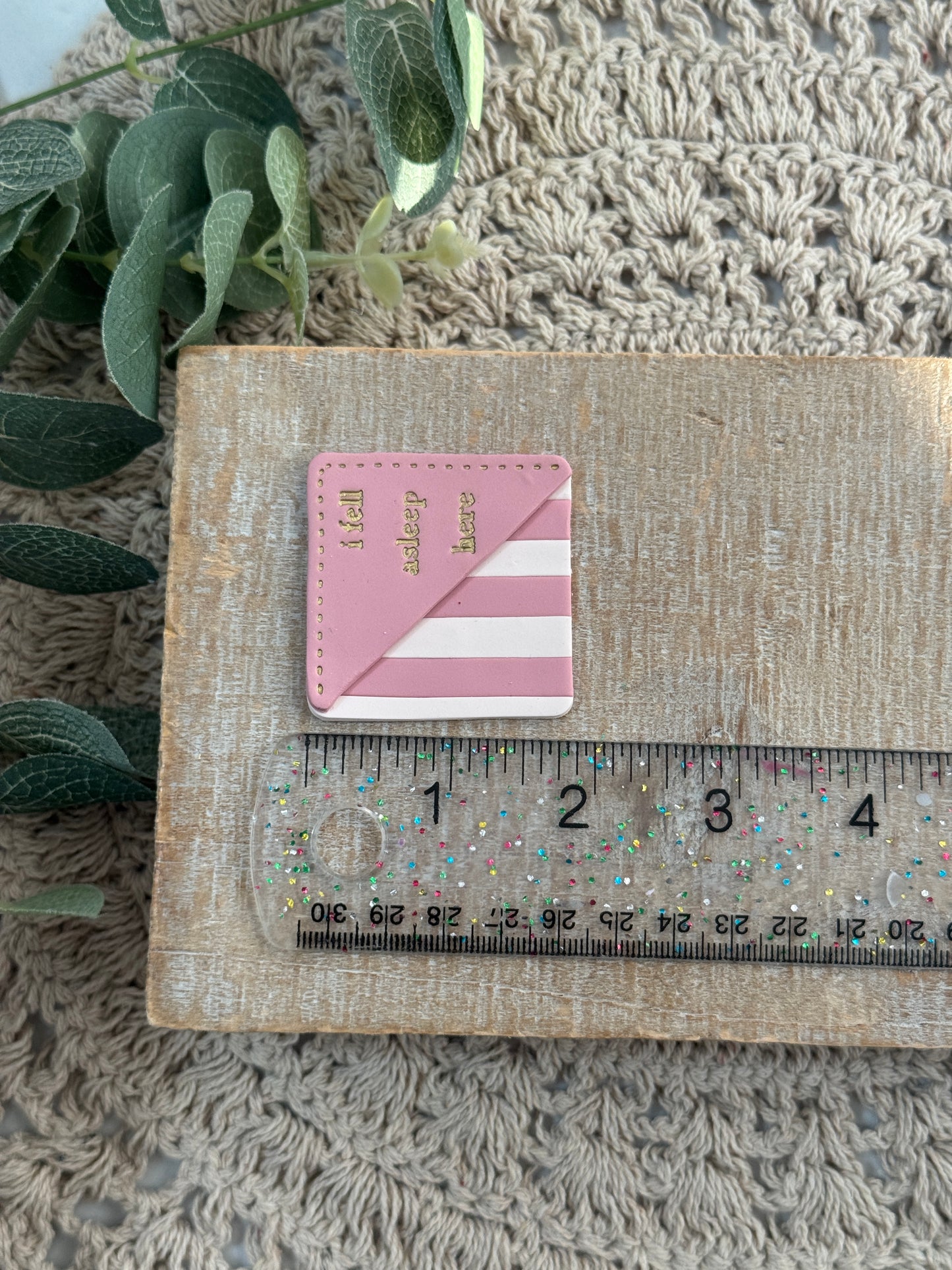 Summer Stripes Corner Bookmark