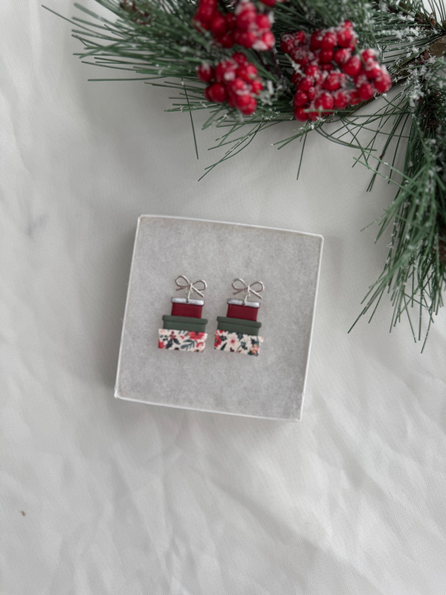 Holiday Gift Stack Dangles