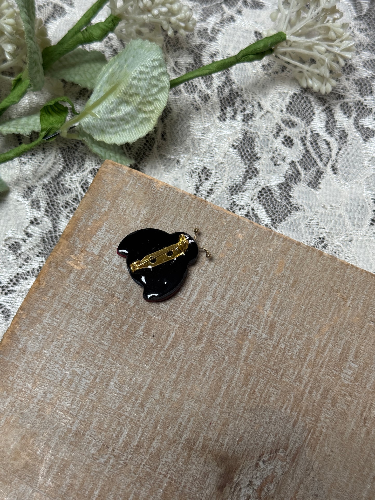 Ladybug Brooch
