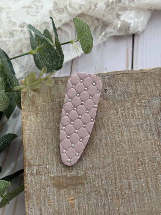 Pink & Pearl Hair Clip