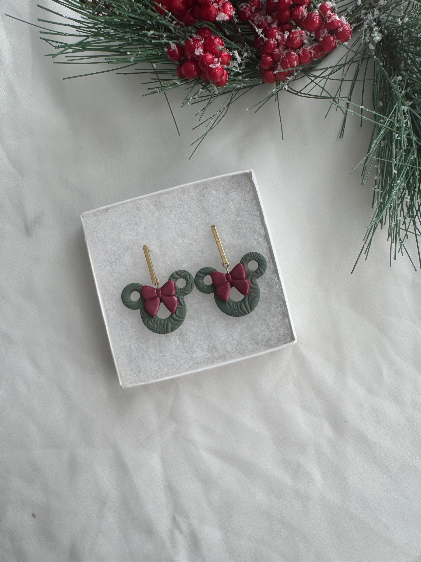 Magical Mouse Wreath Dangles
