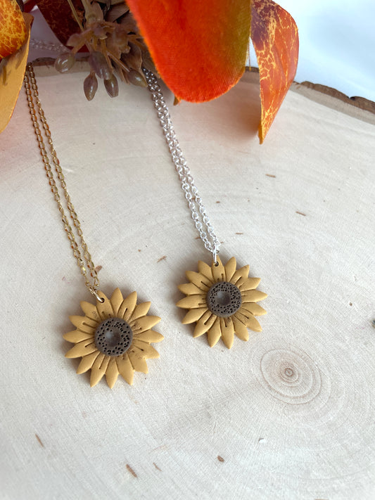 Sunflower Necklace